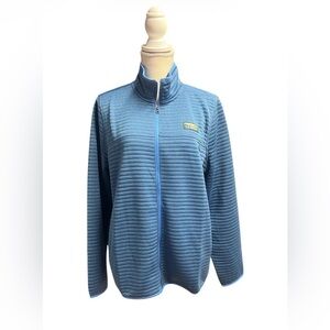LL bean Airlight Full zip in Ocean‎ Blue